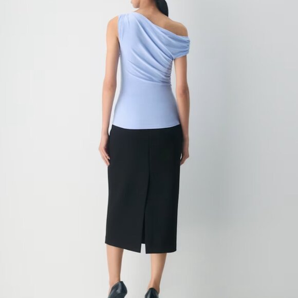 NWT Aritzia BABATON Gallery Top Dayflower Blue S - Picture 6 of 9